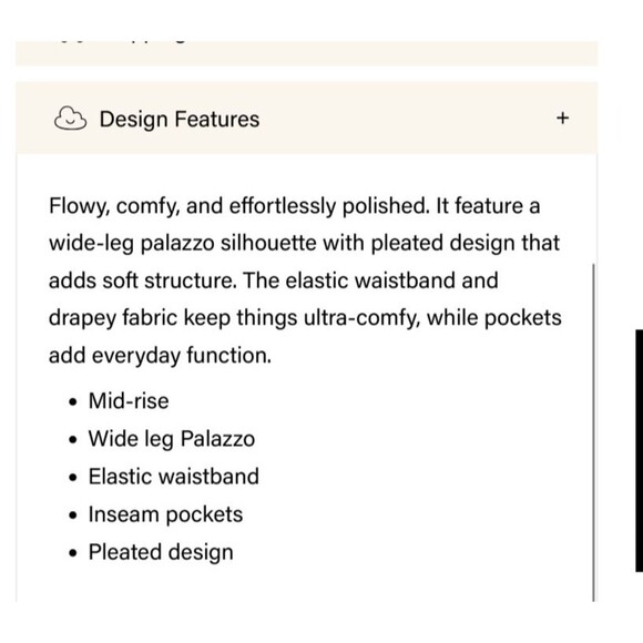 OGL Black Sandwashed Pleated Wide Leg Palazzo Pants with Pockets Size XL - Picture 7 of 13